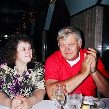 Dad and his bride of several years, Betty.